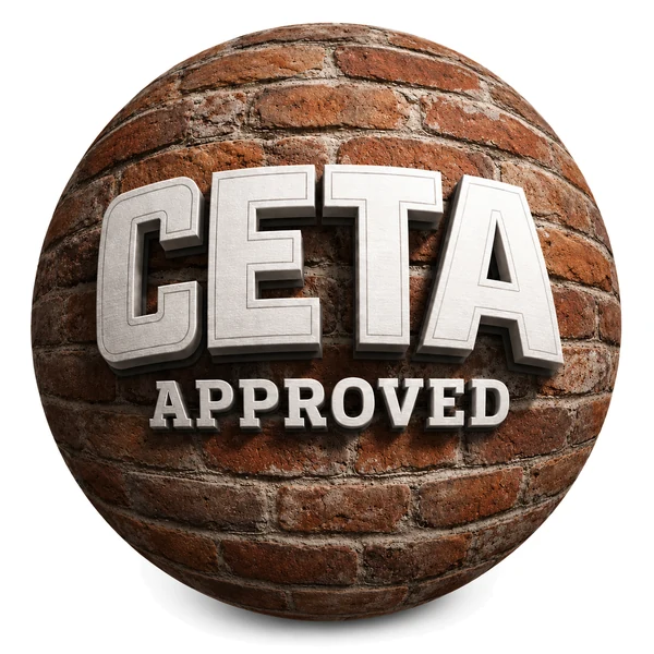 Sello de acreditación británica CETA Cavity Extraction Training and Industry Awareness